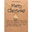 Promotion Christmas Santa Crutch Boots Christmas Tree Reindeer Snowflake Necklace Christmas Card Necklace Gift for Women