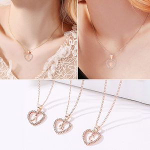 Wave Pendant Clavicle Necklace