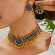 Peacock Teardrop Jewelry Set - Necklace & Earrings