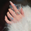Zircon Star Open Ring
