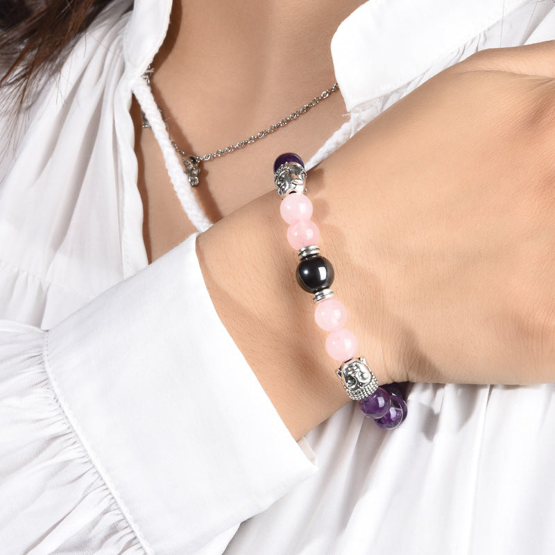 Mixed Gemstone Beaded Bracelet