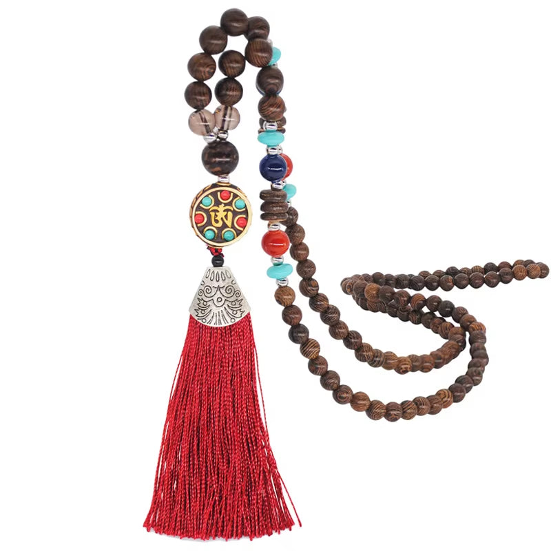 Bohemia Long Necklace Women Long Chain Sweater Chain Ethnic Tassel Necklaces Bijoux Femme Colar Clothing Jewelry Wholesale Bff