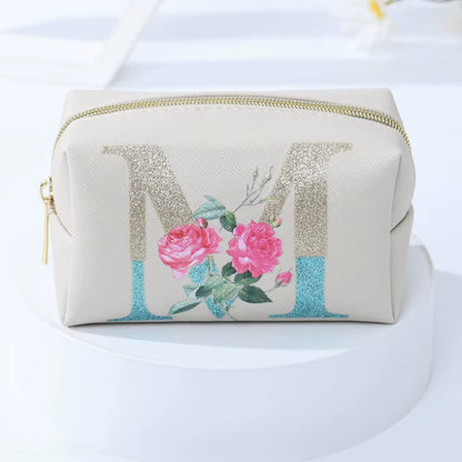 New Instagram Portable Fashion Travel Wash Bag Cute Image and Text Large Capacity Skincare Makeup Bag, Travel Women'S Accessorie