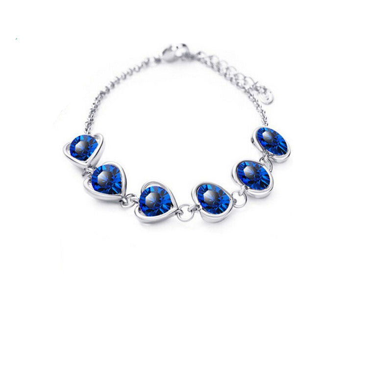 Crystal Heart Bracelet