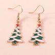 Cute Colorful Christmas Tree Drop Earrings for Women Festival Christmas Dangle Earrings Girls Party Jewelry Gifts