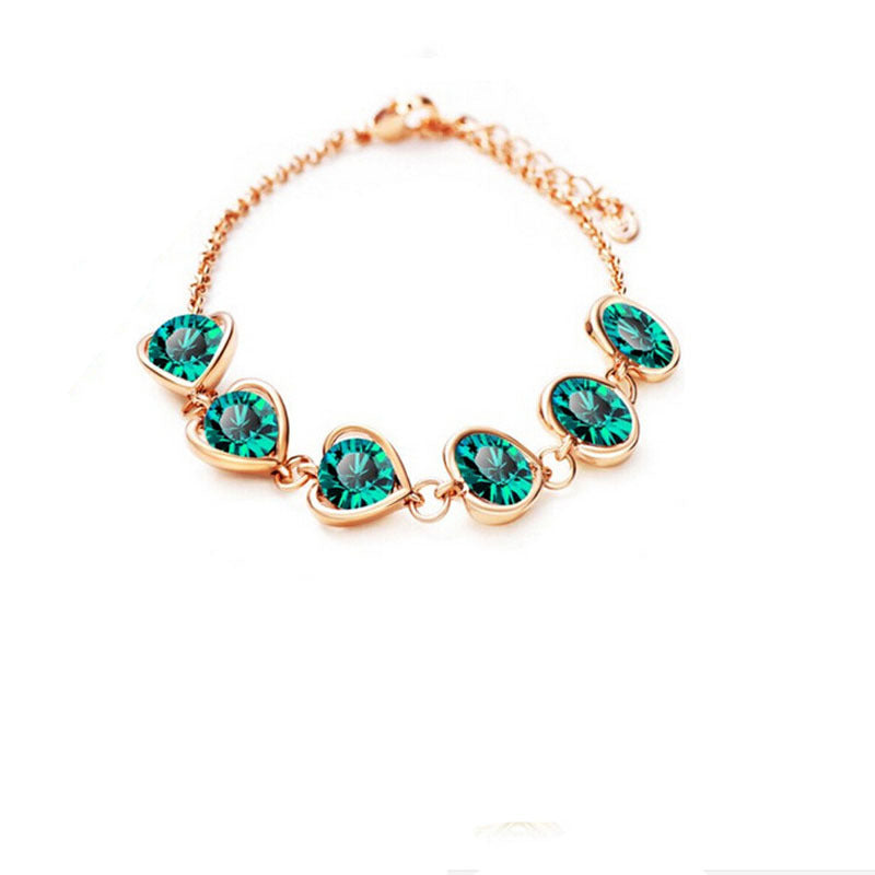 Crystal Heart Bracelet