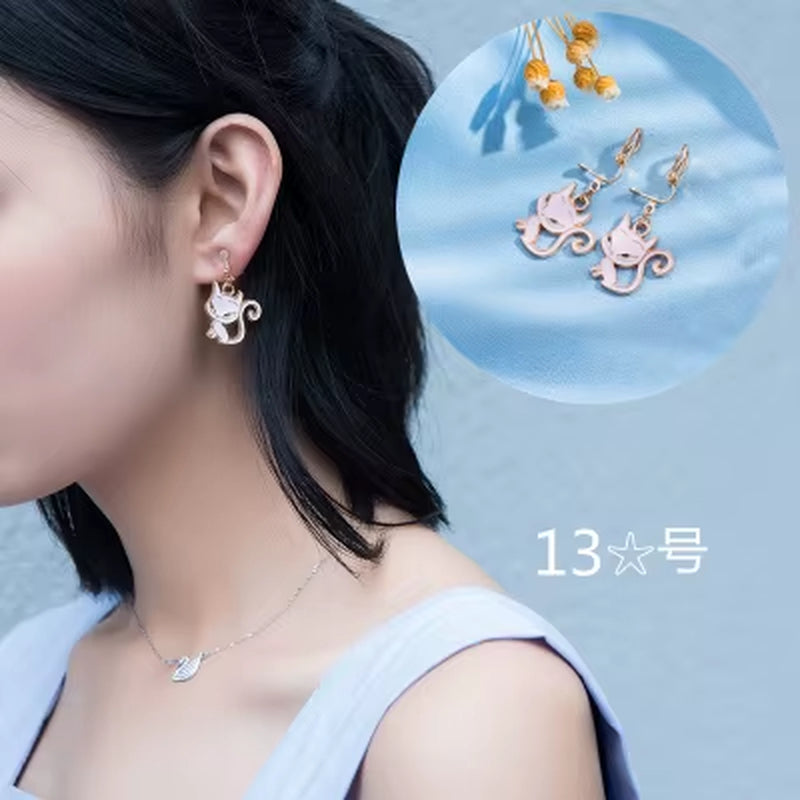 Korea Style Cute Clip on Earrings Non Pierced Earrings for Kids Party Charm Ear Cuffs Earrings No Hole Earrings New