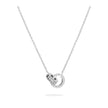 Roman Double Ring Titanium Steel Jewelry Set