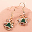 Cute Colorful Christmas Tree Drop Earrings for Women Festival Christmas Dangle Earrings Girls Party Jewelry Gifts