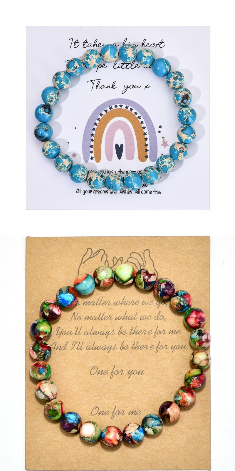 Mixed Gemstone Beaded Bracelet