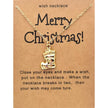 Promotion Christmas Santa Crutch Boots Christmas Tree Reindeer Snowflake Necklace Christmas Card Necklace Gift for Women
