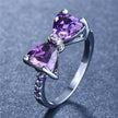 Purple Zircon Bow Ring