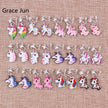 Unicorn Clip on Earrings for Women Girl Party Birthday without Pierced Earrings Cute Hypoallergenic Earrings Good Gift