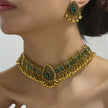 Peacock Teardrop Jewelry Set - Necklace & Earrings