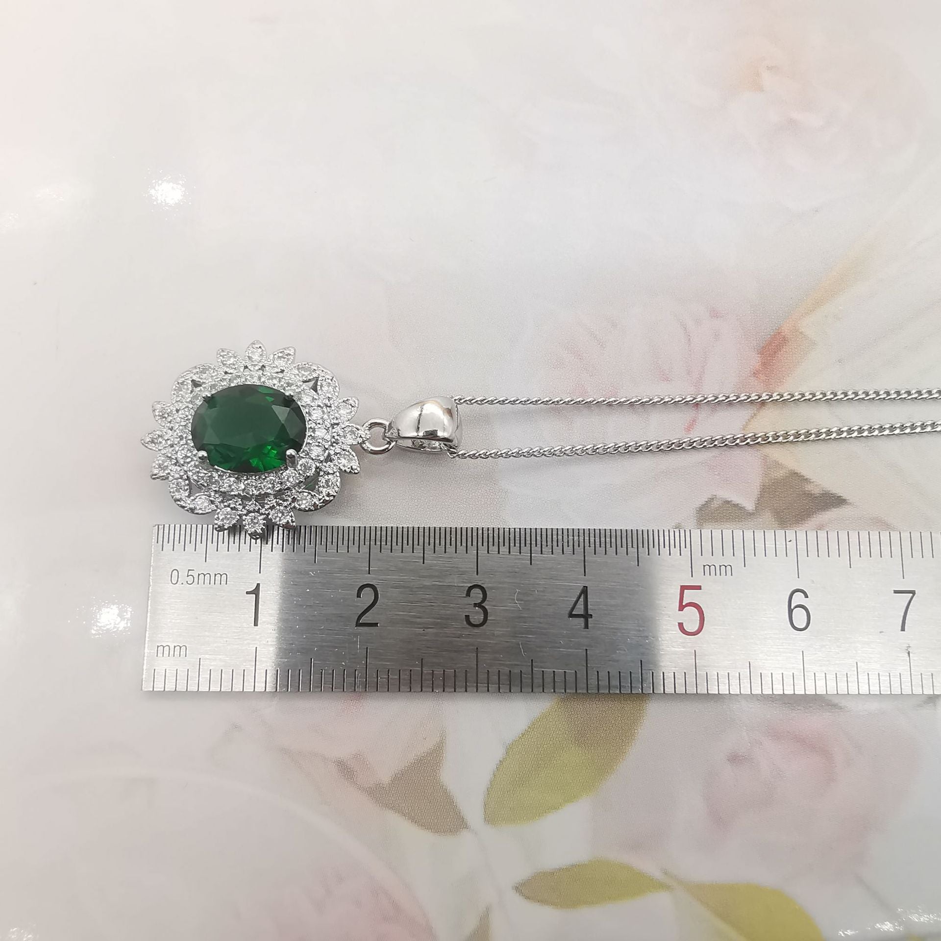 Four-Piece Jewelry Set Luxurious Temperament Garnet Red