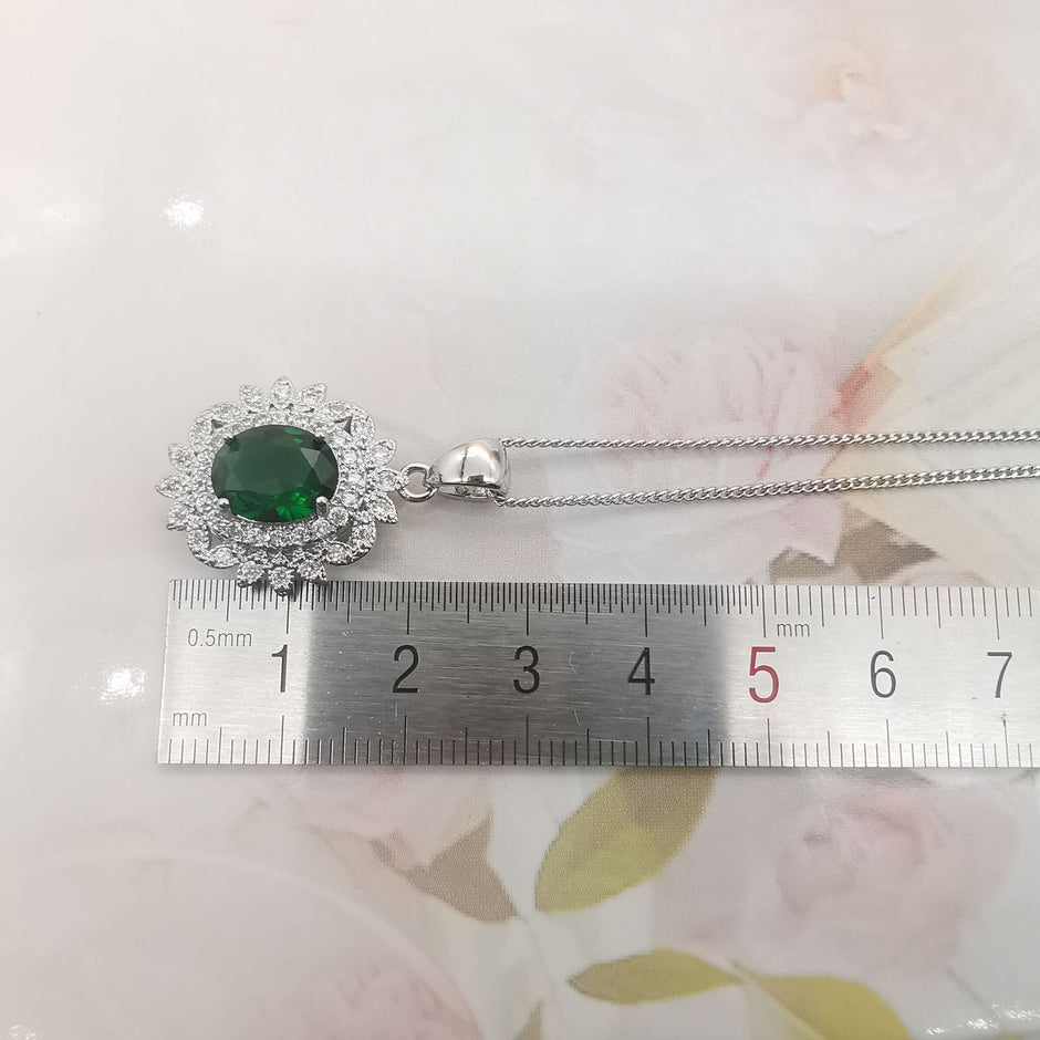 Four-Piece Jewelry Set Luxurious Temperament Garnet Red