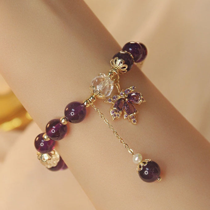 Natural Uruguay Amethyst Bracelet