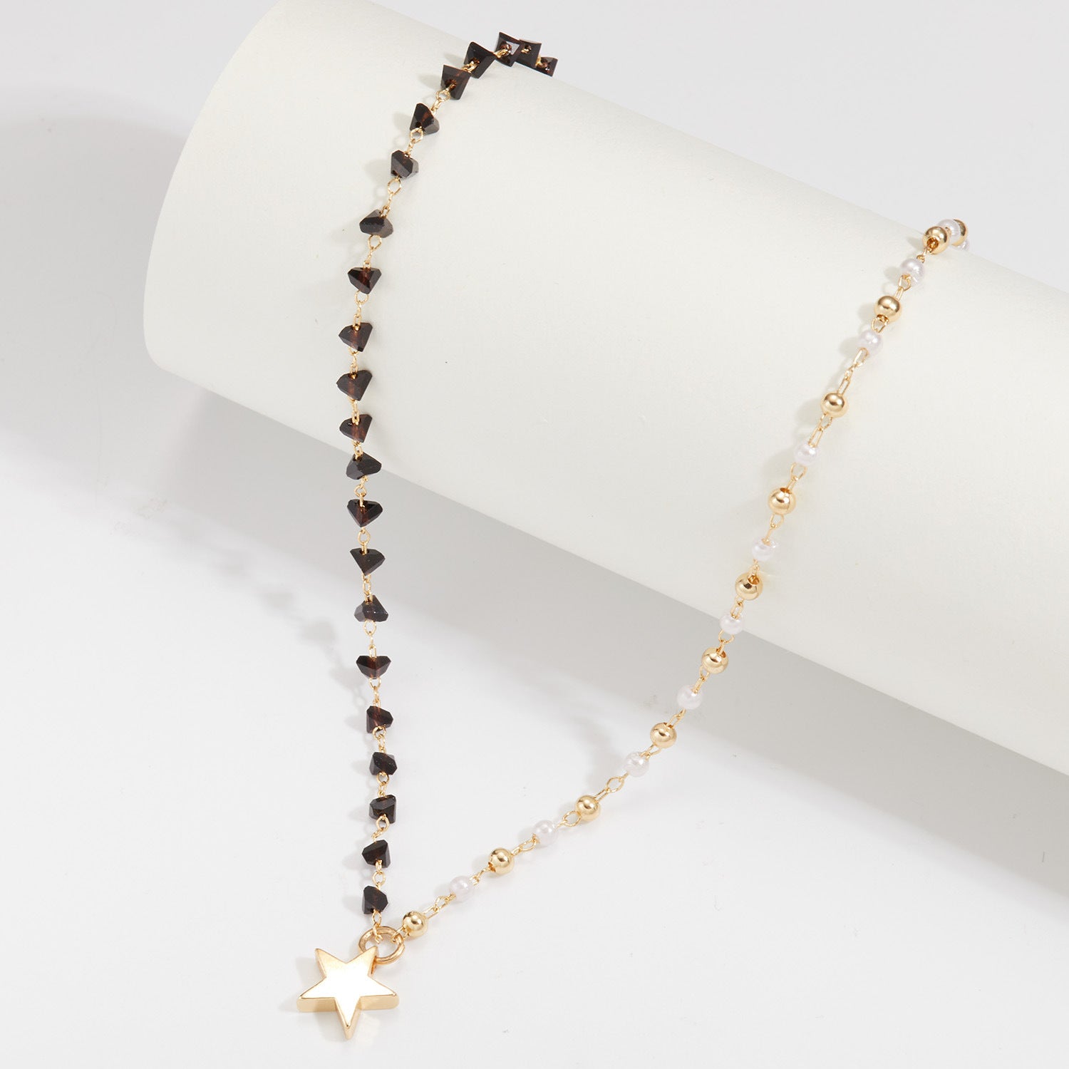 Pearl & Crystal Bead Bracelet