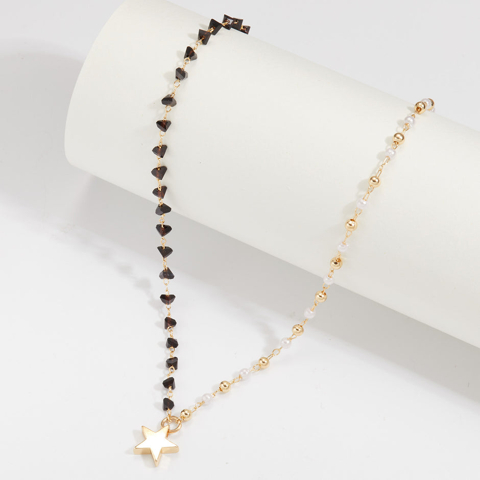 Pearl & Crystal Bead Bracelet
