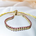 Micro-Inlaid Zircon Crystal Bracelet