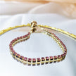 Micro-Inlaid Zircon Crystal Bracelet